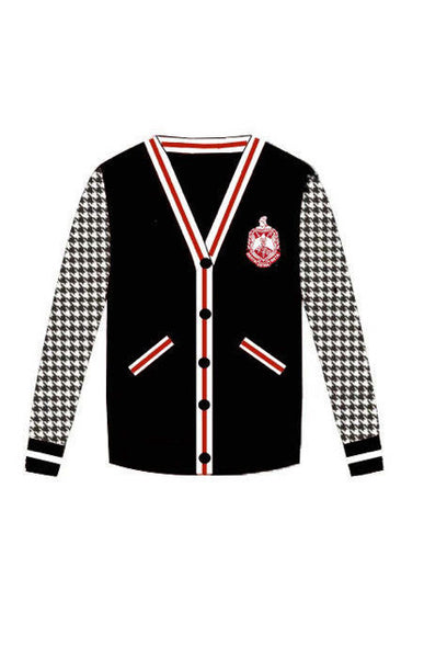 Houndstooth Signature Cardigan (Pre-Order)