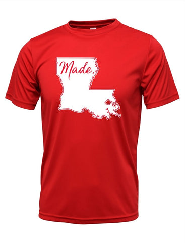 Louisiana Made T-shirt (Red)